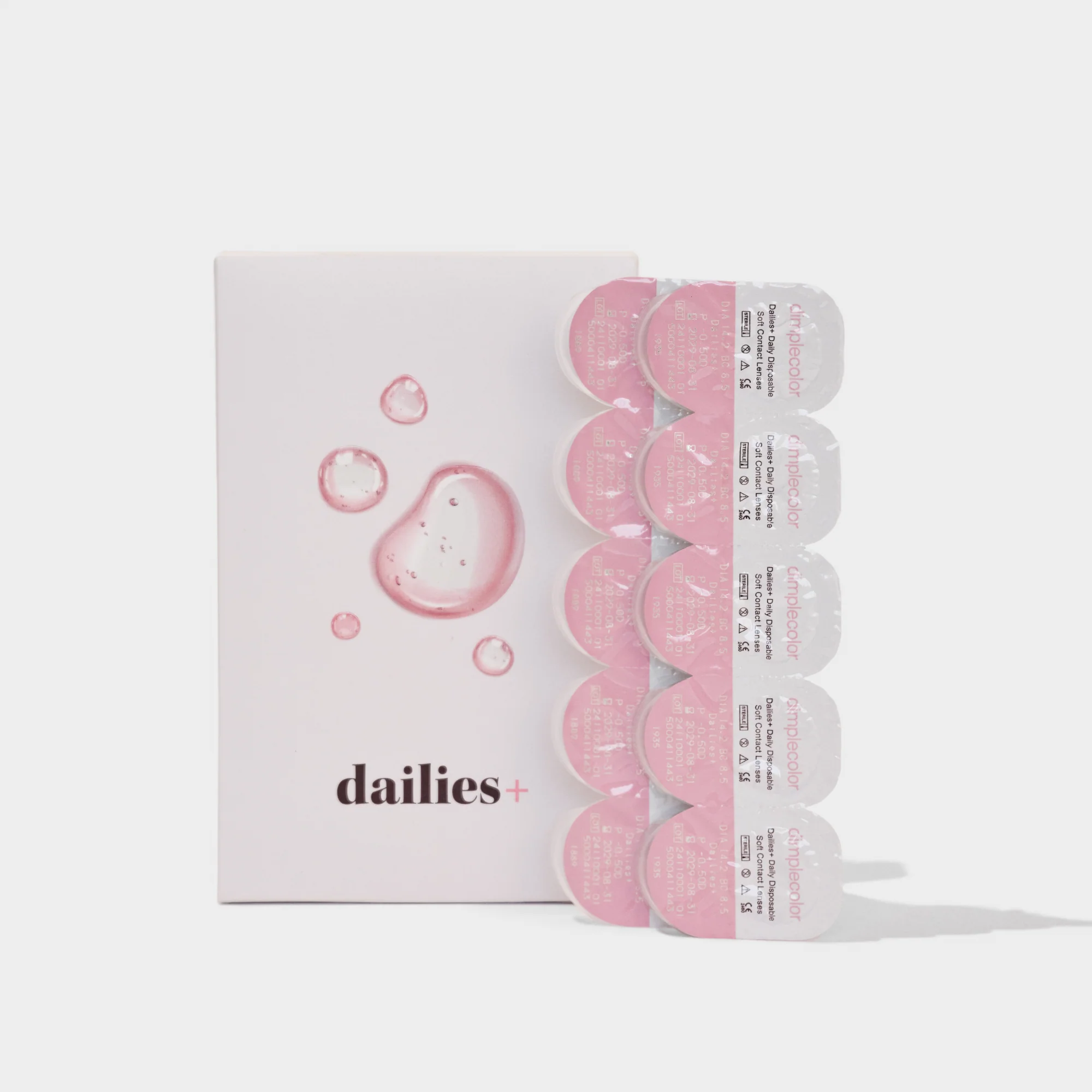 Dailies+ Clear Lenses (30pc)